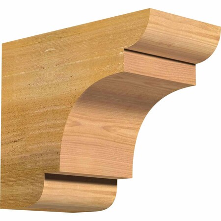 Ekena Millwork New Brighton Rough Sawn Rafter Tail, Western Red Cedar, 6"W x 10"H x 12"L RFT06X10X12NEB00RWR